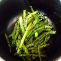 xyzクック's cooksnap of when they made サツマイモのツル（茎）のキンピラ炒め.