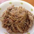 けんじこばやし's cooksnap of when they made 節約！焼肉のタレで豚肉ともやし炒め.
