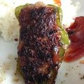 はらMaki's cooksnap of when they made 簡単!!!ピーマンの肉詰め.
