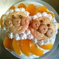 Mickey♪'s cooksnap of when they made アンパンマンケーキ　キャラ　クッキー.