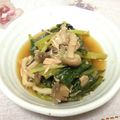 くろうさぎだよ's cooksnap of when they made 小松菜とシメジ煮浸し.