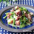 naonaos's cooksnap of when they made タコと三つ葉の梅❤酢味噌和え.