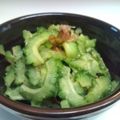 れん2013's cooksnap of when they made めんつゆ　で　ゴーヤのおひたし☆.