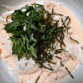 ♬のんのこ日和♬'s cooksnap of when they made 辛子明太子大根サラダ.