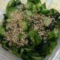 ラリー＆サラ's cooksnap of when they made きゅうりとわかめの酢の物.