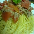 ありがとう♪文☆'s cooksnap of when they made トマトとツナで★ひんやりパスタ〜.