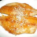 お魚キッチン's cooksnap of when they made フライパンで♪あじの蒲焼風.