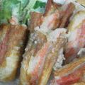まあたん亭's cooksnap of when they made 竹輪とカニカマの天ぷら.