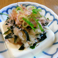 おぶうさま's cooksnap of when they made ☆わかめのみぞれ和えのせ♪さっぱり冷奴.