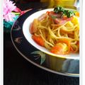 NAGANO久留米's cooksnap of when they made トマトと大葉の和風パスタ♪.