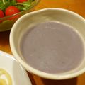 *jumy*'s cooksnap of when they made 紫ポテトのヴィシソワーズ.