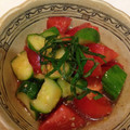 ＊＊cherry＊＊'s cooksnap of when they made 麺つゆで簡単！胡瓜とトマトの胡麻和え.