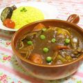 赤い電話's cooksnap of when they made ルーを炒める!?豚こまカレー.