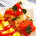 Marrietty's cooksnap of when they made フレッシュバジル*トースト.