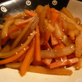 *ほぇ*'s cooksnap of when they made 我が家定番のお惣菜！大根と人参の甘煮炒め.