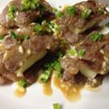 ぽむぽむ★'s cooksnap of when they made カルビとマッシュポテト寿司.