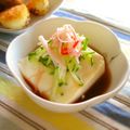Marrietty's cooksnap of when they made きゅうりとカニカマ冷奴.