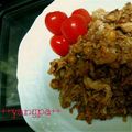 yangpa's cooksnap of when they made ひよこ豆と豚肉の味噌炒飯.