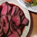 けいてぃBlue's cooksnap of when they made つけダレが旨い！サイコローストビーフ.