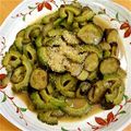 あけにゃむ's cooksnap of when they made ゴーヤーとナスの味噌炒め煮.