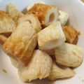 daikanon's cooksnap of when they made お酒のつまみ♪竹輪のわさび醤油.