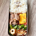 悠LOVE航's cooksnap of when they made 毎日男弁当⁂漢の豚生姜焼き弁当.