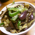 marilin36's cooksnap of when they made きゅうりと茄子の胡麻和え.