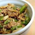 ミロ１７８'s cooksnap of when they made ☆簡単♪インゲンとしめじの肉味噌炒め☆.