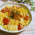 ぽにえ's cooksnap of when they made トマトのフワフワ卵とじ.