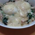 fuwamocos's cooksnap of when they made グラタンもどき☆温たまチーズ焼き.