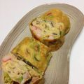 ゆったん's cooksnap of when they made 彩り卵焼き～かにかま・しいたけ・ネギ～.