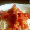 人魚姫87's cooksnap of when they made トマト&梅干しそうめん CanCam.