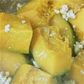 モコとあっくん's cooksnap of when they made ☆レンジで簡単！カボチャの煮つけ☆.