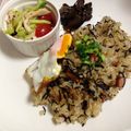 Rea♪'s cooksnap of when they made ひじき煮のチャーハン.