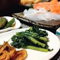 あず7225's cooksnap of when they made 春菊の香り楽しむ塩麹炒め.