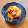 もふもふクロさん's cooksnap of when they made レンコン♪人参♪コンニャク♪の甘辛煮物♡.