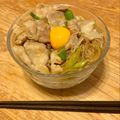 はーくんごーごー's cooksnap of when they made フライパンで簡単！豚バラすき焼き丼ぶり♡.