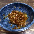 クック25L7MA☆'s cooksnap of when they made かぶの茎を使ってもぅ1品♪茎のゴマ油炒め.