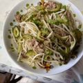 クックQT23CK☆'s cooksnap of when they made ゴーヤともやしの豚バラ炒め.