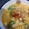 クック7XE1N6☆'s cooksnap of when they made ふわトロ♪オクラとトマトの卵スープ.