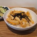 ペキのリリー's cooksnap of when they made お父ちゃんの油あげ＆玉ねぎで玉子丼♪.