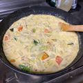 キューティピーナ's cooksnap of when they made かぼちゃと白菜のクリーム煮.