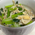 ちーたんずはうす's cooksnap of when they made 小松菜・えのきと油あげの白だし煮.