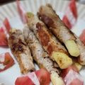 クックM96XDX☆'s cooksnap of when they made ホワイトアスパラの肉巻きソテー.