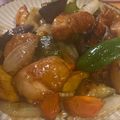 ももりもと's cooksnap of when they made 鶏と野菜の黒酢あん.