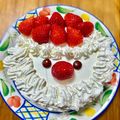 ねっちゃんっ's cooksnap of when they made サンタクリスマスケーキ.