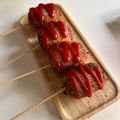 はるみんたった's cooksnap of when they made さけるチーズとHMで作るチーズハットグ.
