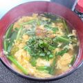 京ん家's cooksnap of when they made お酒の締めに！あったかニラ玉そば。.