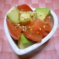 kemeta's cooksnap of when they made 『アボカドトマトの簡単ｻﾗﾀﾞ』.