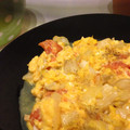 ぽちょとぽちょ's cooksnap of when they made トマトのフワフワ卵とじ.
